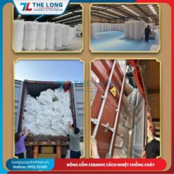 Bông Gốm Ceramic Cách Nhiệt Chống Cháy