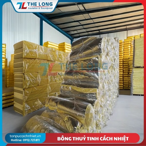 Bông thủy tinh chống nóng