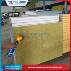 Sandwich Panel Rockwool Chống Cháy
