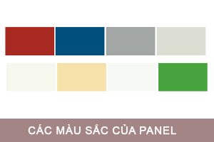 Màu sắc của tấm panel xốp cách nhiệt