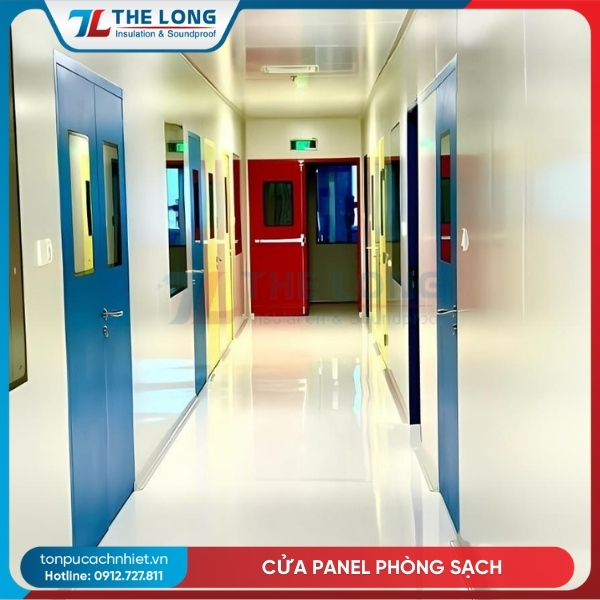 Cửa Panel Phòng Sạch 108 Cua panel phong sach