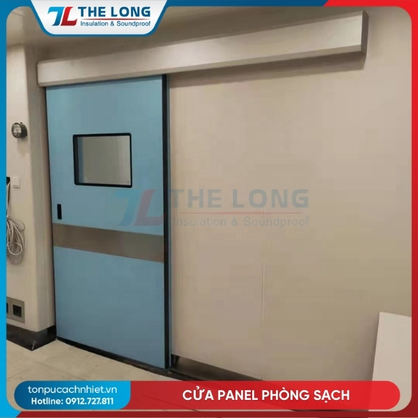 Cửa Panel Phòng Sạch 93 Cua panel phong sach