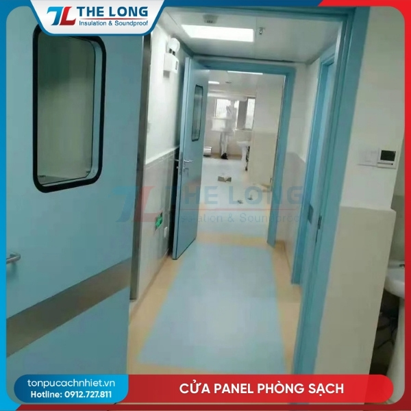 Cửa Panel Phòng Sạch 85 Cua panel phong sach