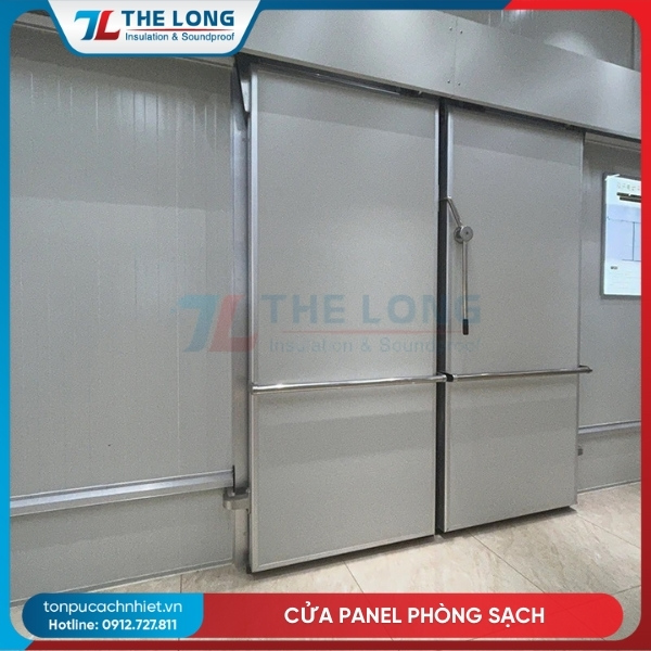 Cửa Panel Phòng Sạch 83 Cua panel phong sach