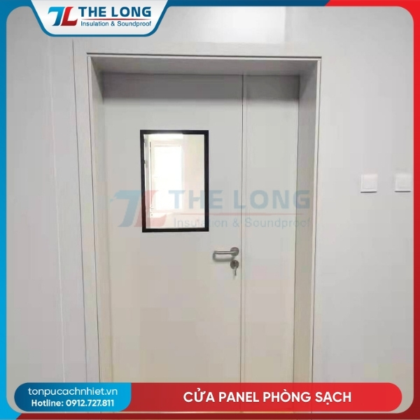 Cửa Panel Phòng Sạch 126 Cua panel phong sach
