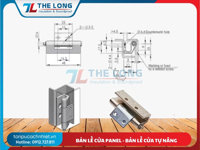 Bản lề cửa panel