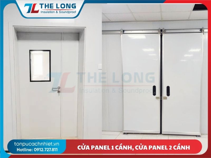 Quy trình sản xuất cửa Panel cách nhiệt, cách âm 9 Cua panel 1 canh panel 2 canh
