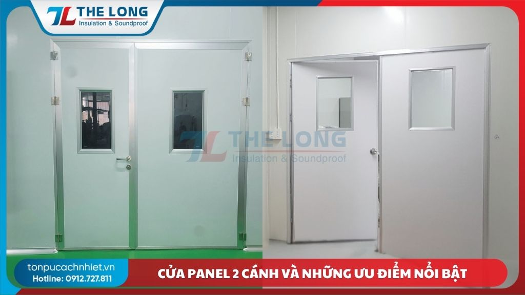 Cửa panel 2 cánh