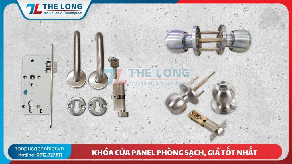 Khóa cửa Panel phòng sạch, giá tốt nhất