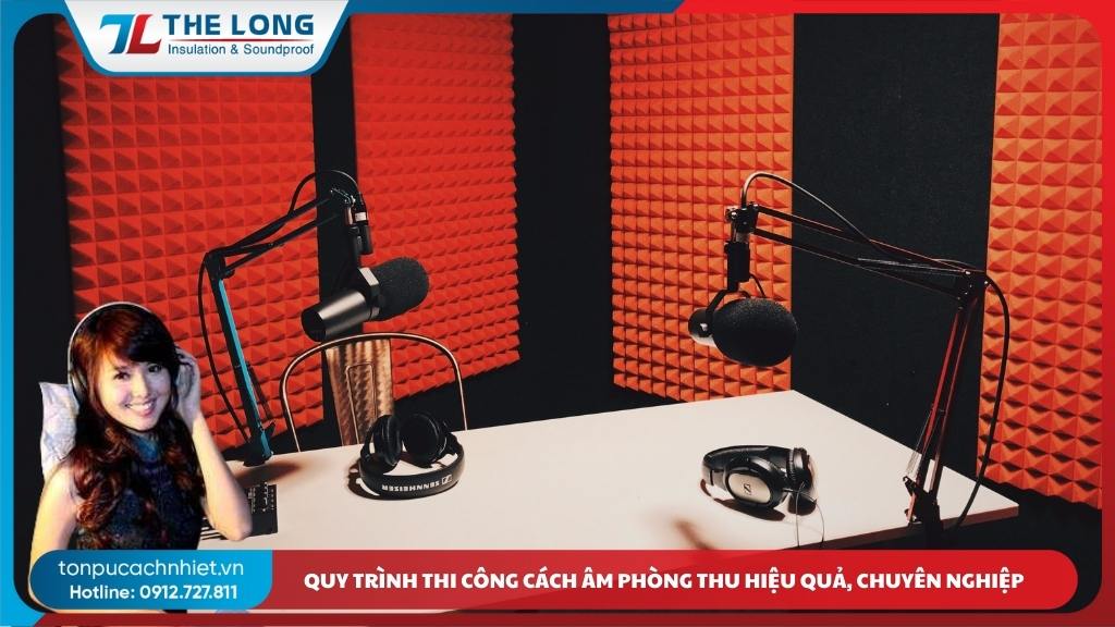 Quy trình thi công cách âm phòng thu hiệu quả, chuyên nghiệp