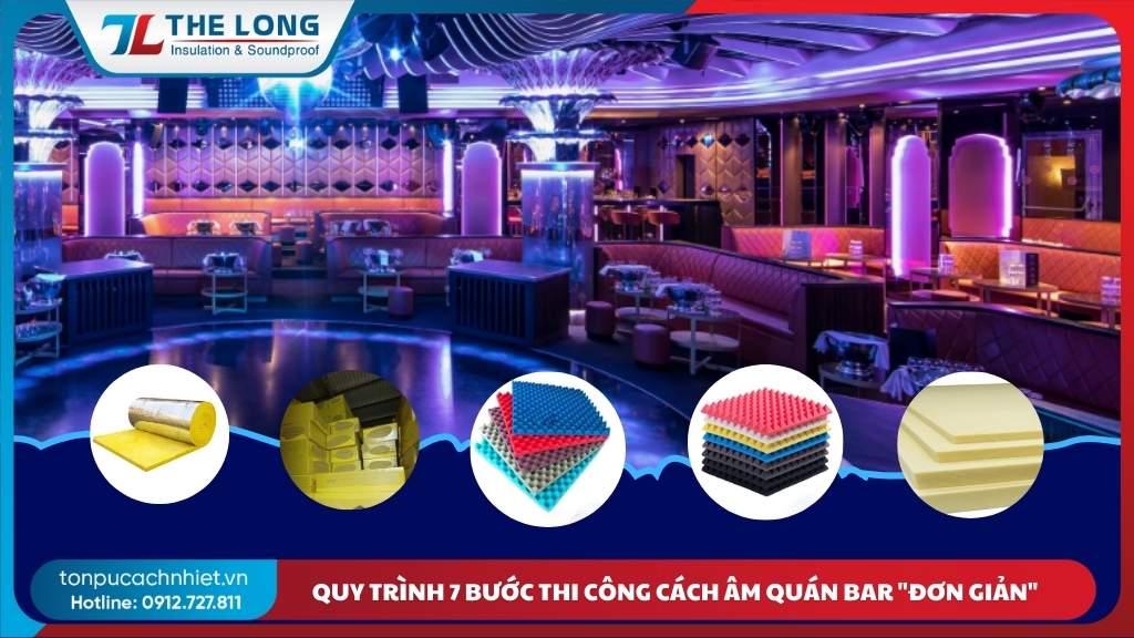 Quy trình thi công cách âm quán bar