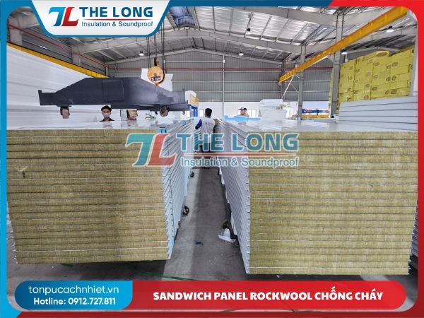 Sandwich Panel Rockwool Chống Cháy