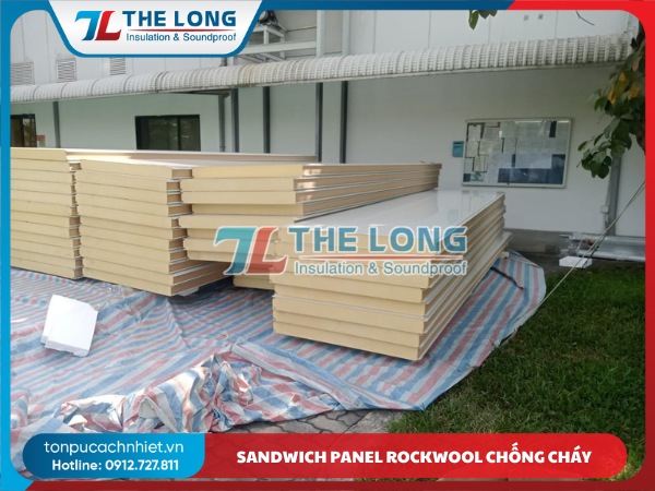Sandwich Panel Rockwool Chống Cháy