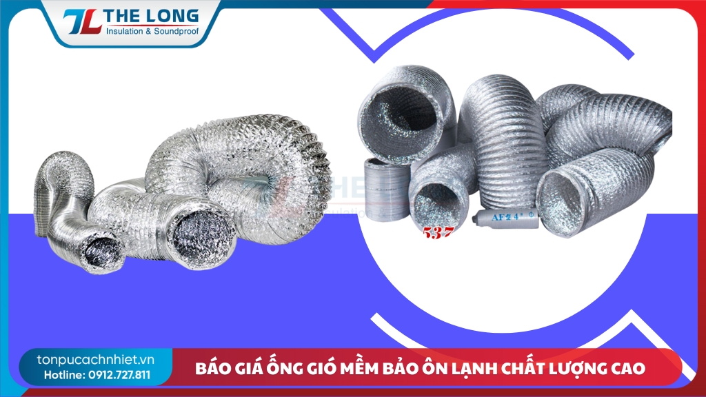 Báo giá ống gió mềm bảo ôn lạnh