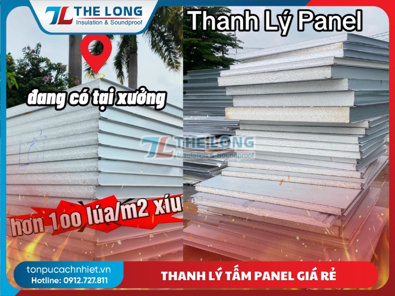 Thanh lý tấm panel giá rẻ, chất lượng tốt tại TpHCM 9 Thanh lý tấm panel giá rẻ