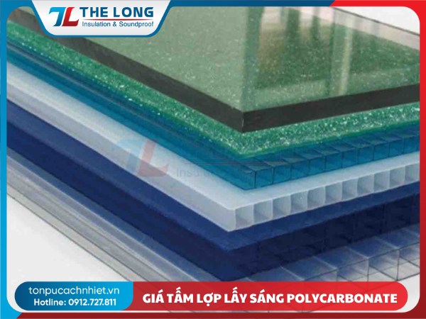 Giá Tấm Lợp Lấy Sáng Polycarbonate