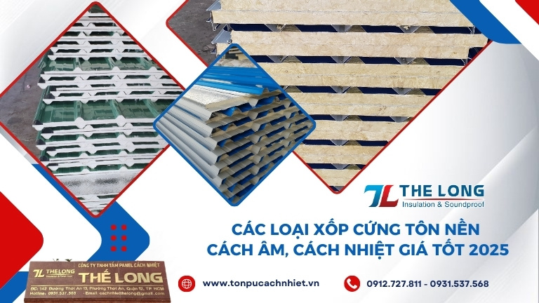 xốp cứng tôn nền