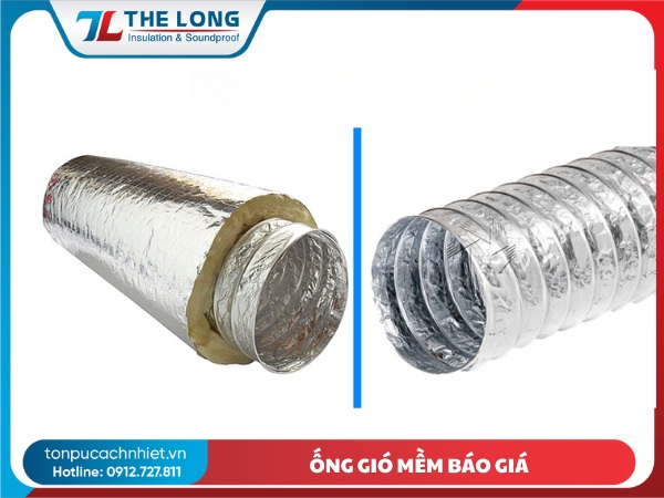 Báo giá ống gió mềm cách nhiệt