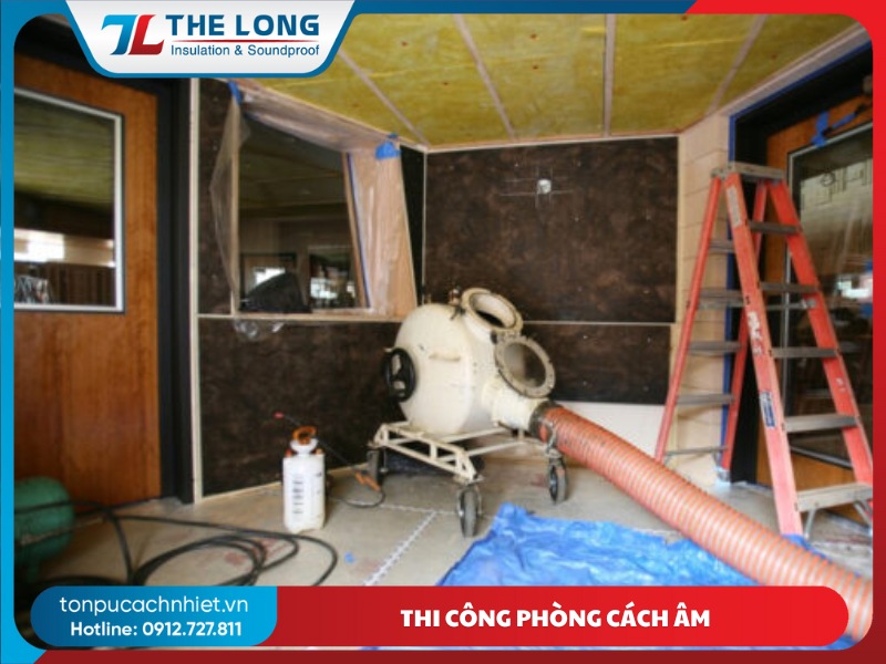 Thi công phòng cách âm