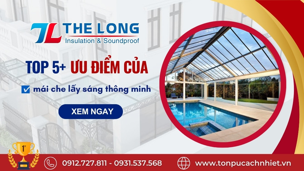 mái che lấy sáng thông minh