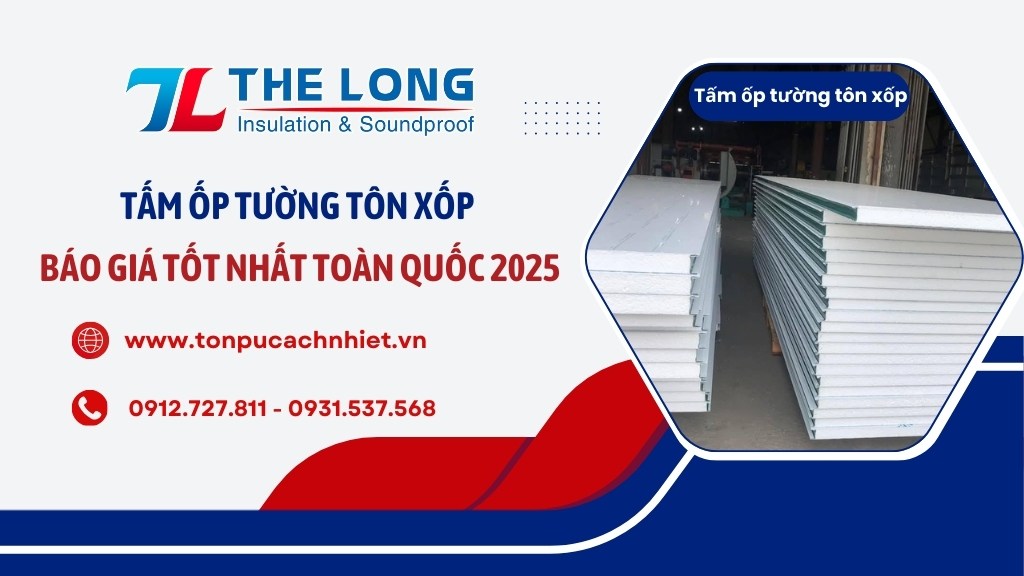 Tấm ốp tường tôn xốp