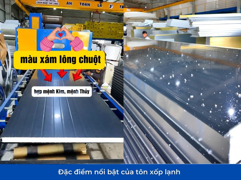 Tôn xốp lạnh
