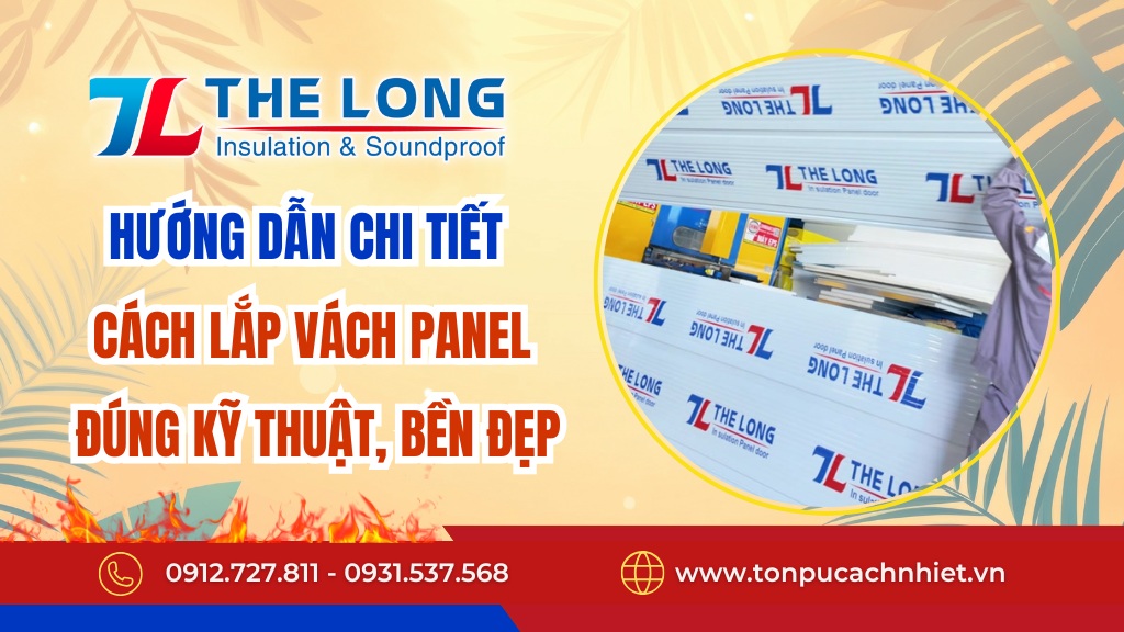 cách lắp vách panel