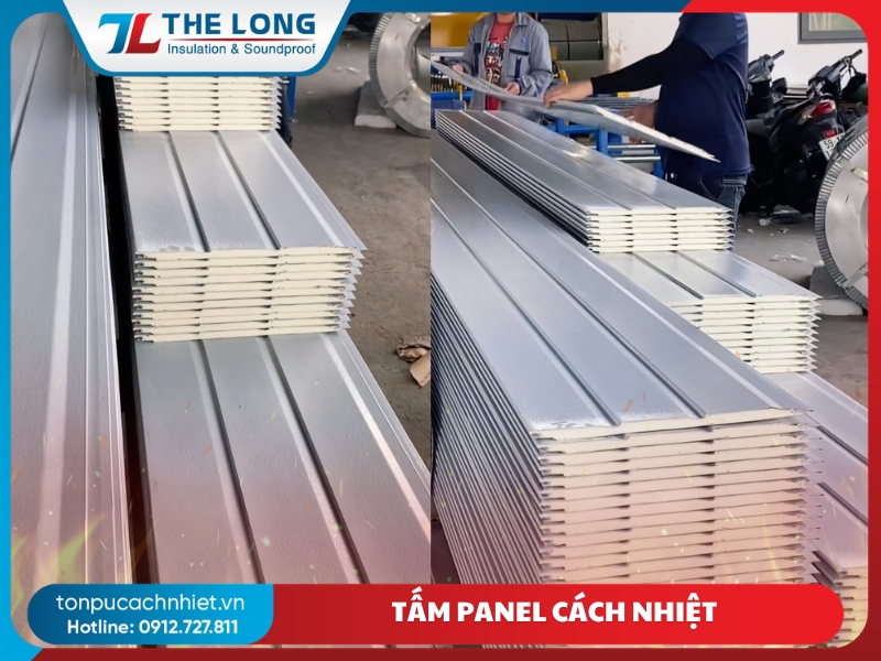 Panel PU làm trần chống nóng