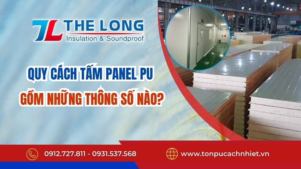 Quy cách tấm panel PU